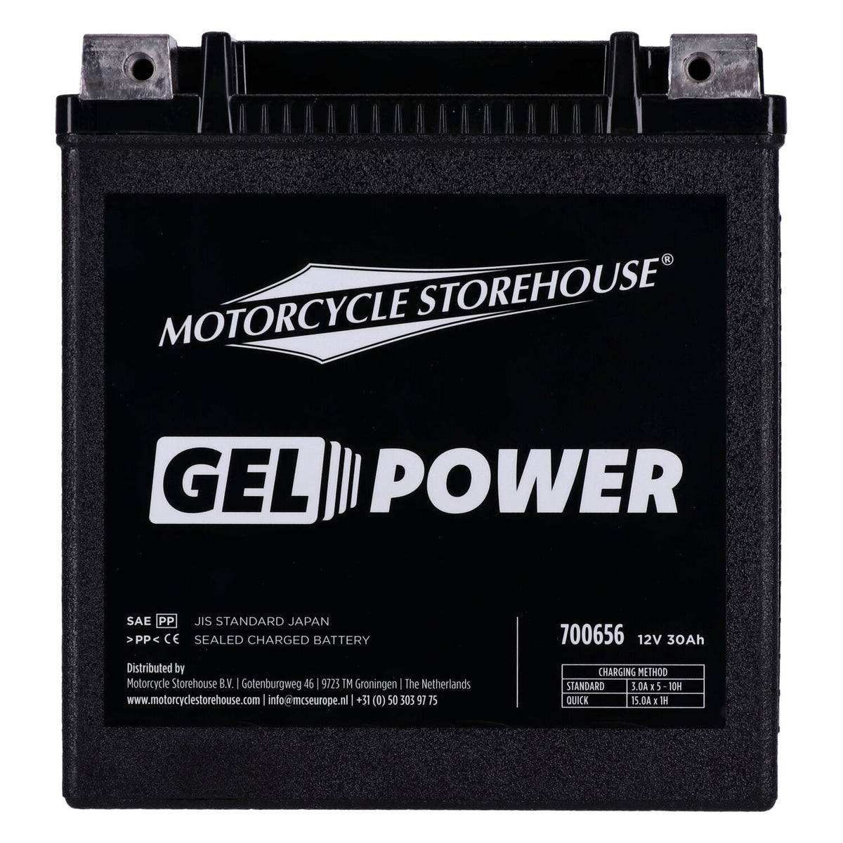 MCS Nano Series GEL-batteri 12 V 30 Ah
