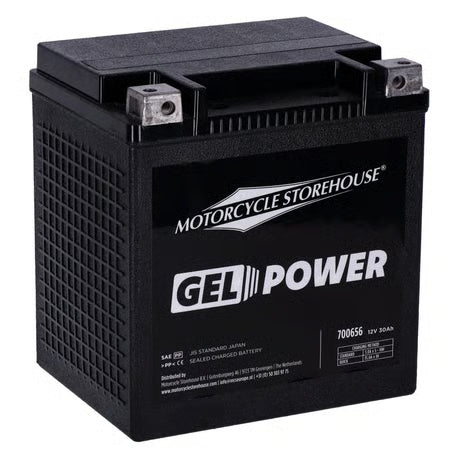 MCS, Nano Series sealed GEL battery. 12V, 30Ah, 416CCA Item No: 700656