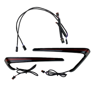 Custom Dynamics LED-lys til sadeltasker – røde