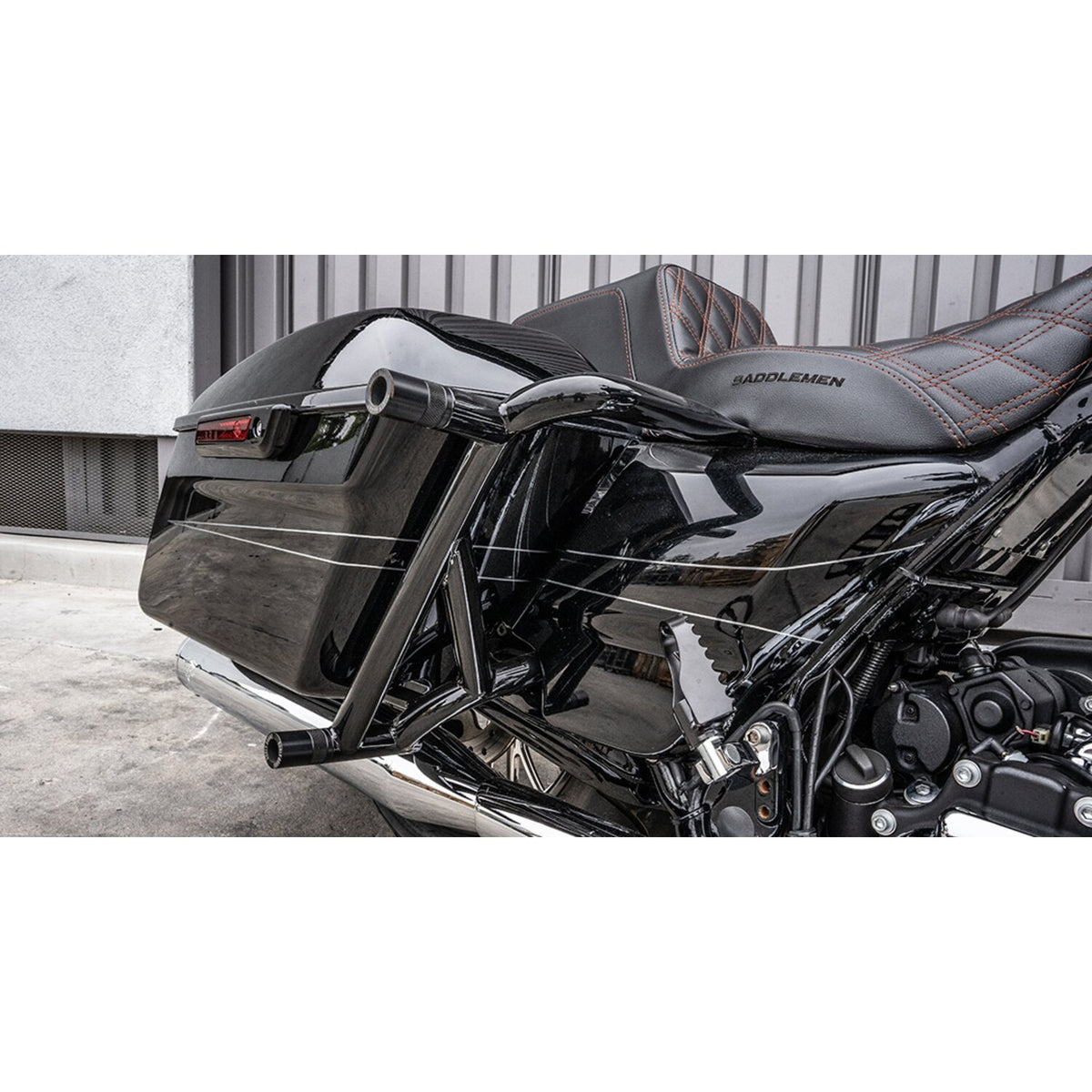 Burly Brand Brawler crashbar-kit bag, sort