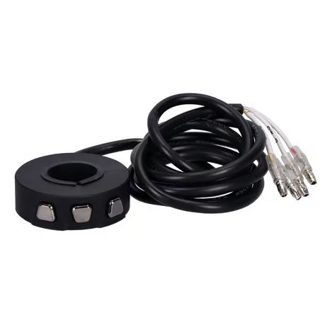 Daytona, 3-Button switch for handlebars. Black Item No: 701154