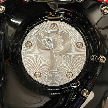 Indian Larry Question Mark 5-huls tændingsdæksel