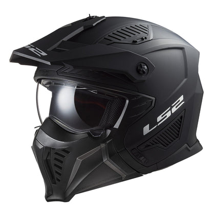 LS2 Drifter Solid hjelm, mat sort