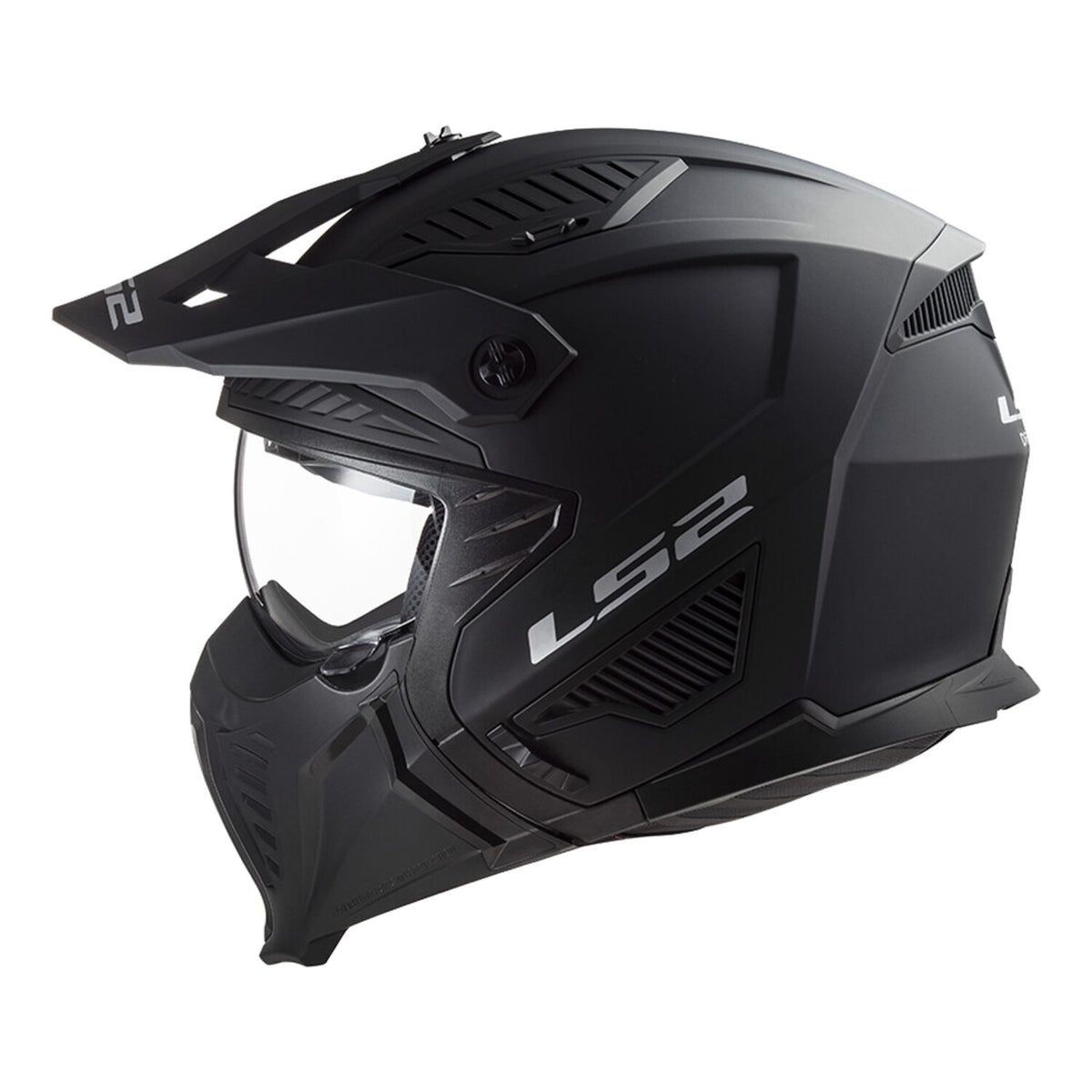 LS2 Drifter Solid hjelm, mat sort
