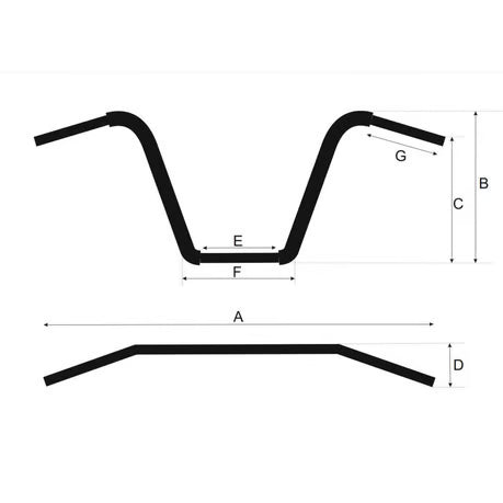 Westland Customs, 1-1/2" Ultra Ape. Black. 14" high Item No: 703832
