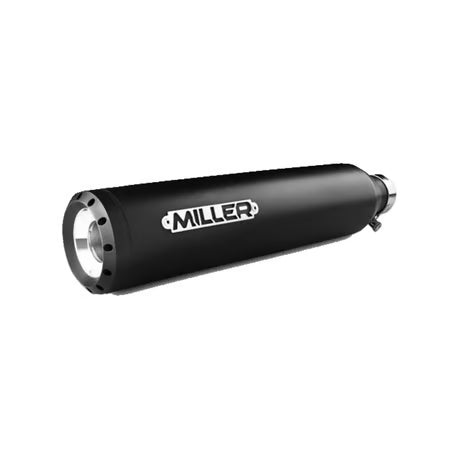 Miller, Yukon Slip-On Muffler. Euro 5+. Black Item No: 704584
