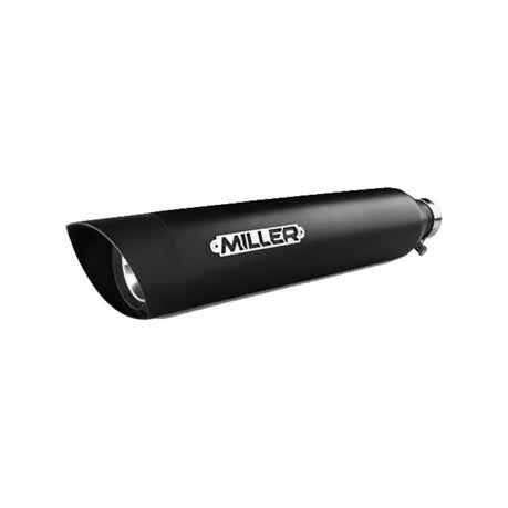 Miller, Yukon Slip-On Muffler. Euro 5+. Black Item No: 704586