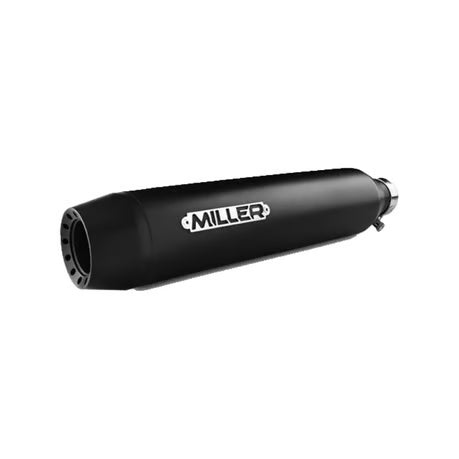 Miller, Yukon Slip-On Muffler. Euro 5+. Black Item No: 704588