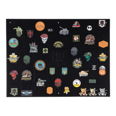 Army Surplus stor Patch Wall