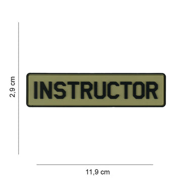 Army Surplus Instructor-patch i 3D PVC