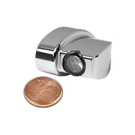HeinzBikes, Nano Winglets 3-1 taillight/turn signals. Chrome Item No: 705756
