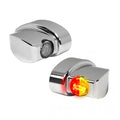 HeinzBikes, Nano Winglets 3-1 taillight/turn signals. Chrome Item No: 705756