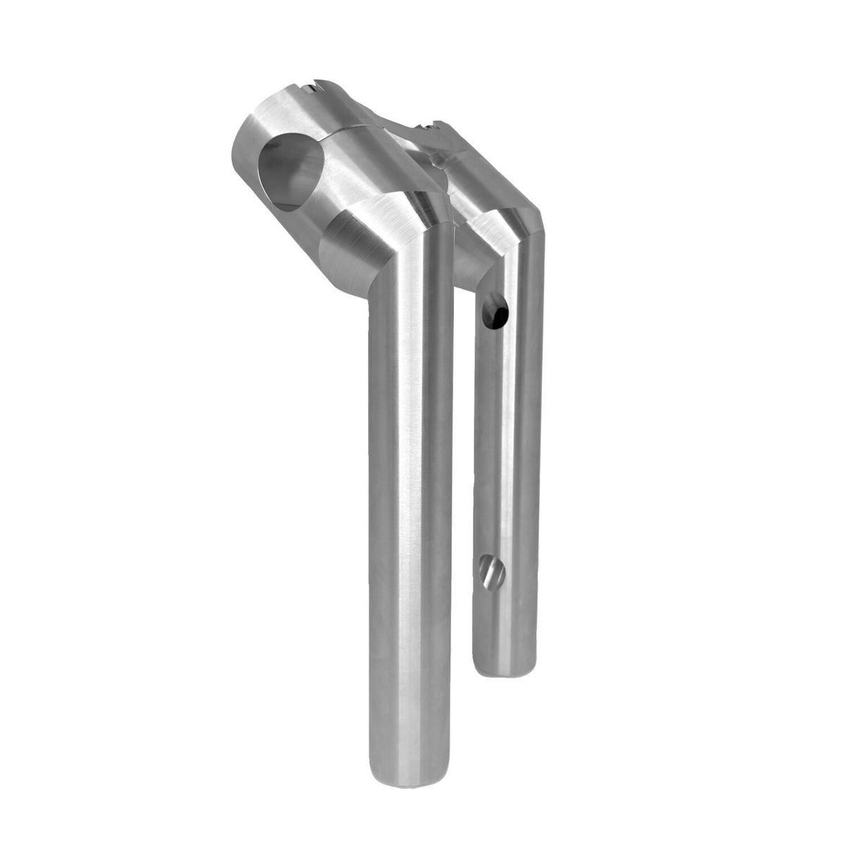 HeinzBikes Clubstyle pullback-risers 6″ – sølv