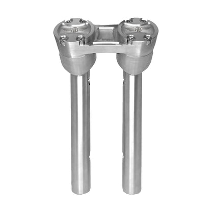 HeinzBikes Clubstyle pullback-risers 6″ – sølv
