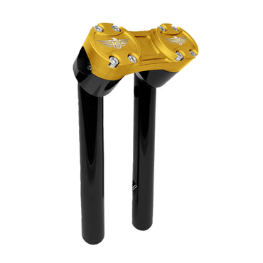 HeinzBikes Clubstyle pullback-risere 6” – sort/guld