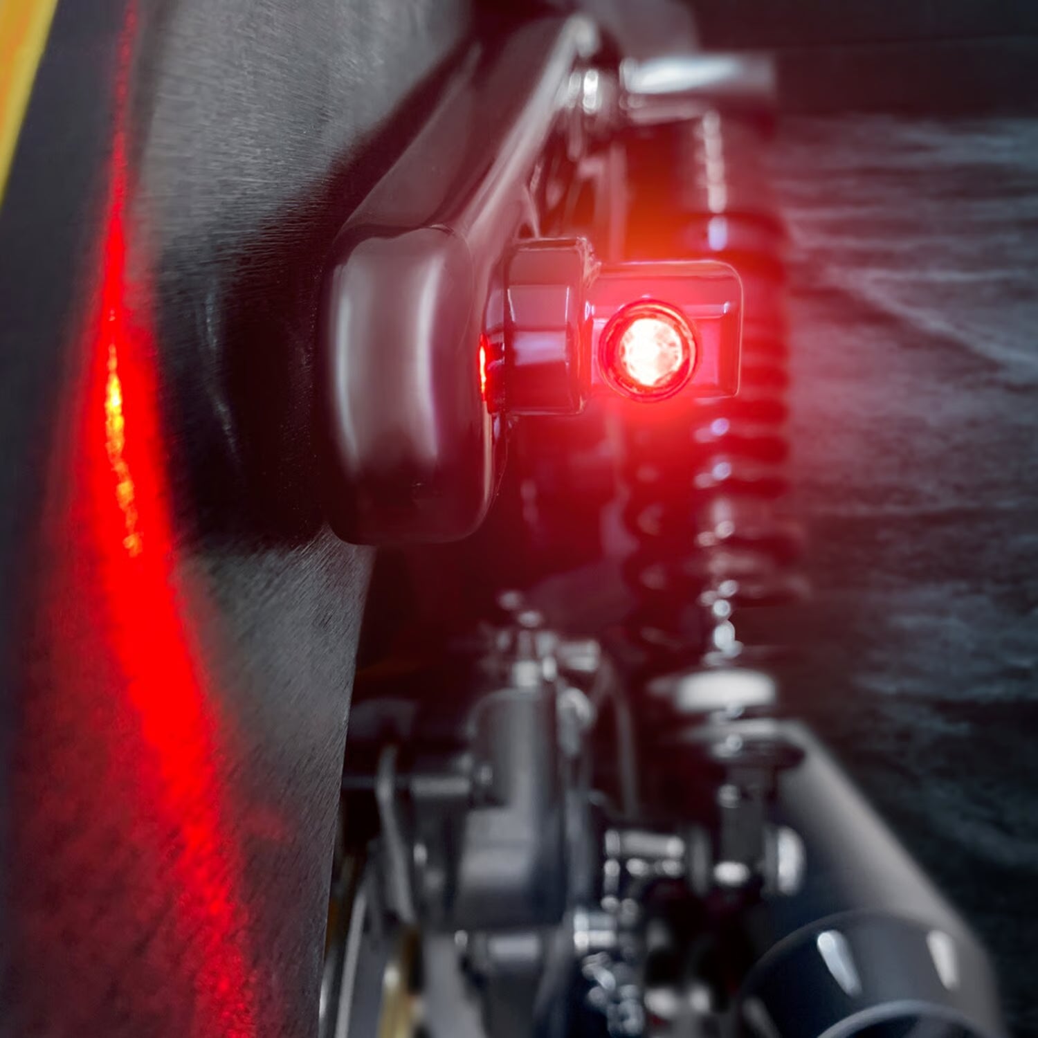 HeinzBikes, Nano Winglets 3-1 taillight/turn signals. Black Item No: 706696