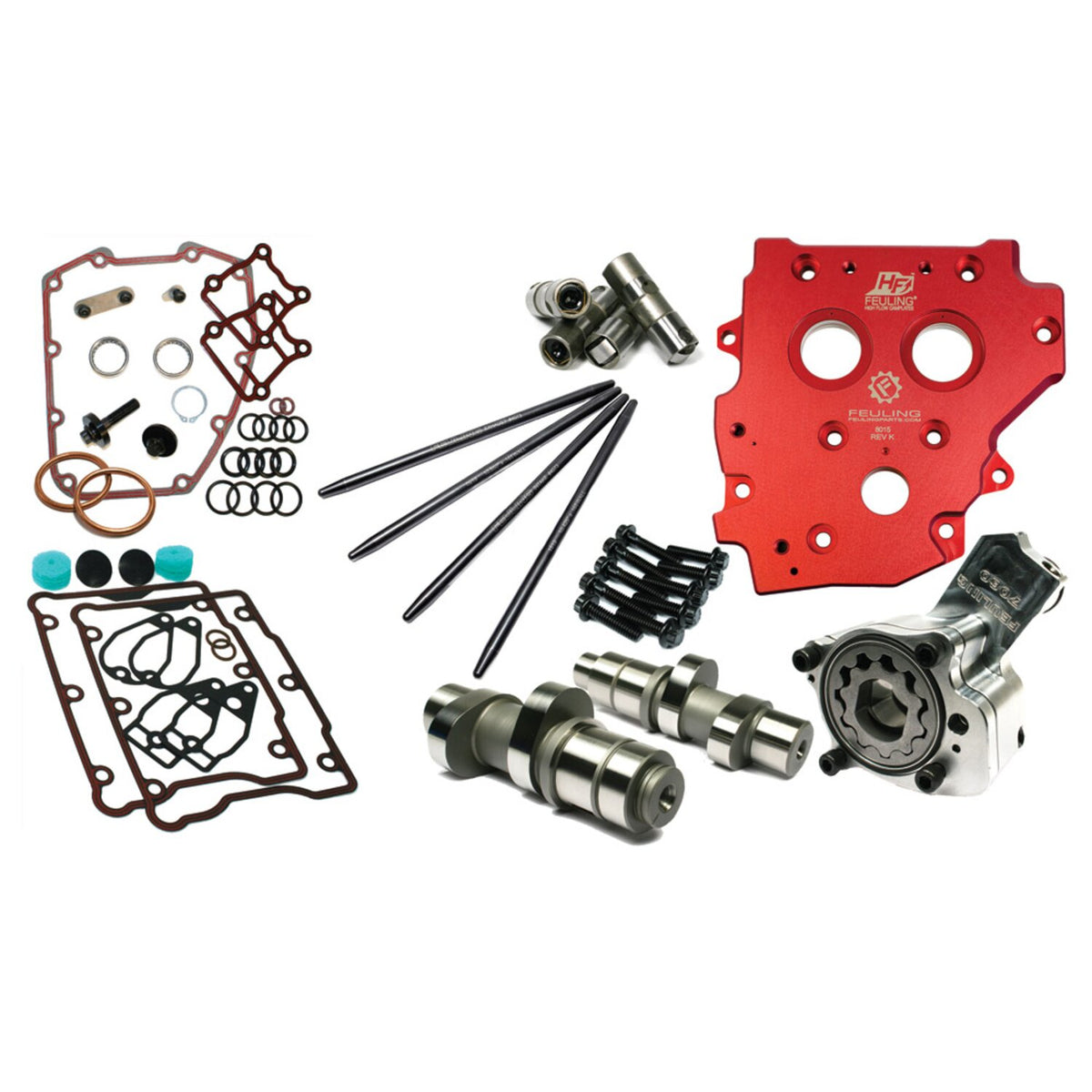 Feuling HP+ Camchest Kit med one-piece pushrods