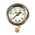 Feuling, liquid filled 100PSI oil pressure gauge. White Item No: 707274