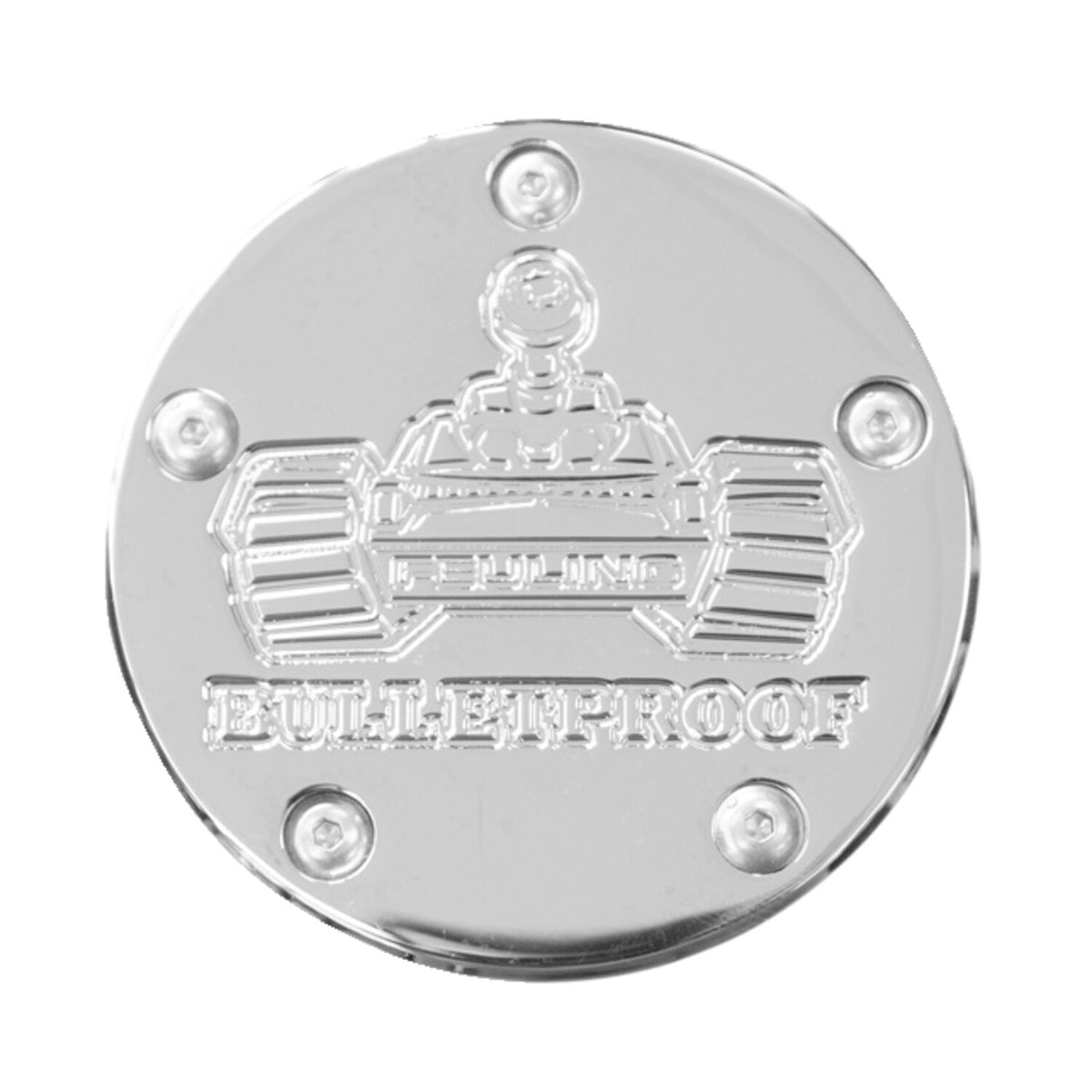 Feuling timerdæksel med tanklogo, krom