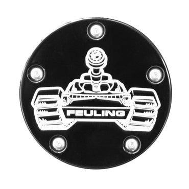 Feuling point cover med tanklogo – sort