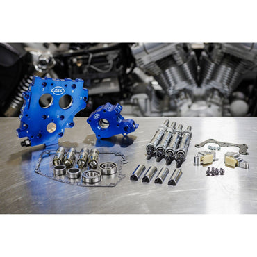 S&S Twin Cam cam chest-kit med kædetræk, uden knastaksler