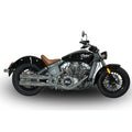 V Performance, Double Ring 80mm slip-on muffler set. Chrome Item No: 708861
