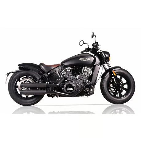V Performance, Double Ring 80mm slip-on muffler set. Black Item No: 708862