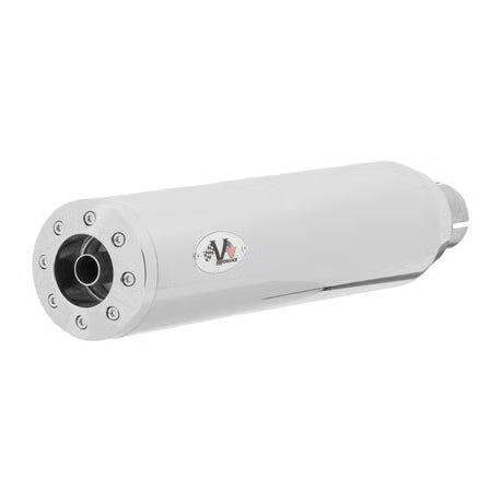 V Performance, Chubby 90mm slip-on muffler set. Chrome Item No: 708866