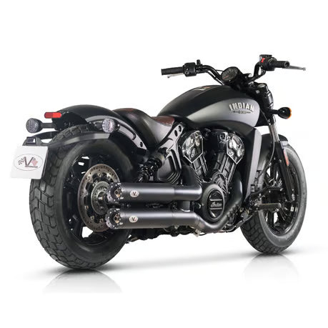 V Performance, Revolver 90mm slip-on muffler set. Black Item No: 708868