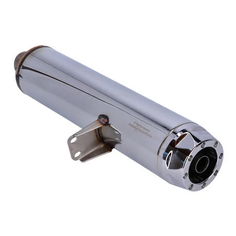 V Performance, Rebel slip-on muffler. Chrome Item No: 708873