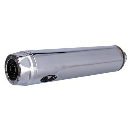 V Performance, Rebel slip-on muffler. Chrome Item No: 708873