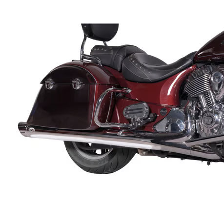 V Performance, 100mm Banger slip-on muffler set. Chrome Item No: 708885