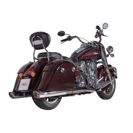 V Performance, 100mm Banger slip-on muffler set. Chrome Item No: 708885