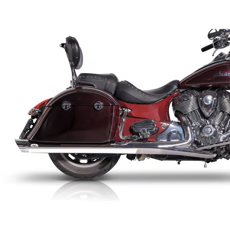 V Performance, 100mm Banger slip-on muffler set. Chrome Item No: 708888