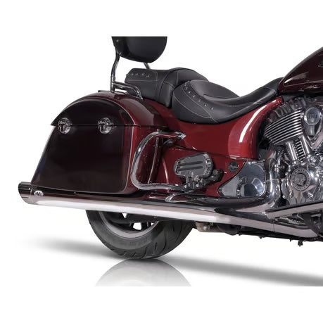 V Performance, 100mm Banger slip-on muffler set. Chrome Item No: 708888