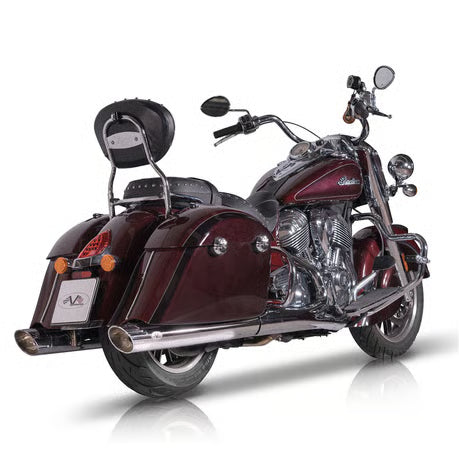 V Performance, 100mm Banger slip-on muffler set. Chrome Item No: 708888