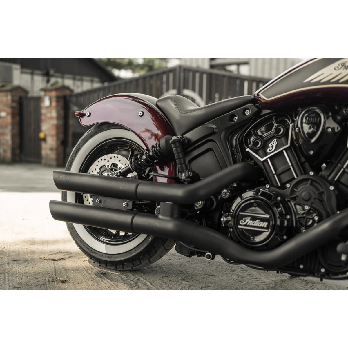 Killer Custom Apache II bagskærm – sort
