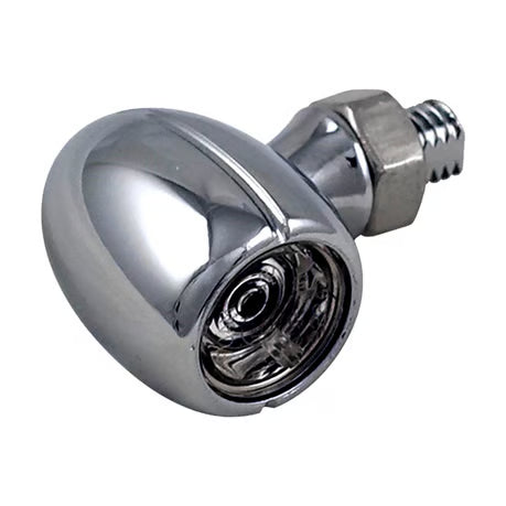 Blinklys Mini Q, turn signal set. Chrome Item No: 709915