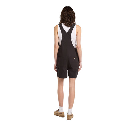 Dickies Canvas-shortoveralls til dame, sort