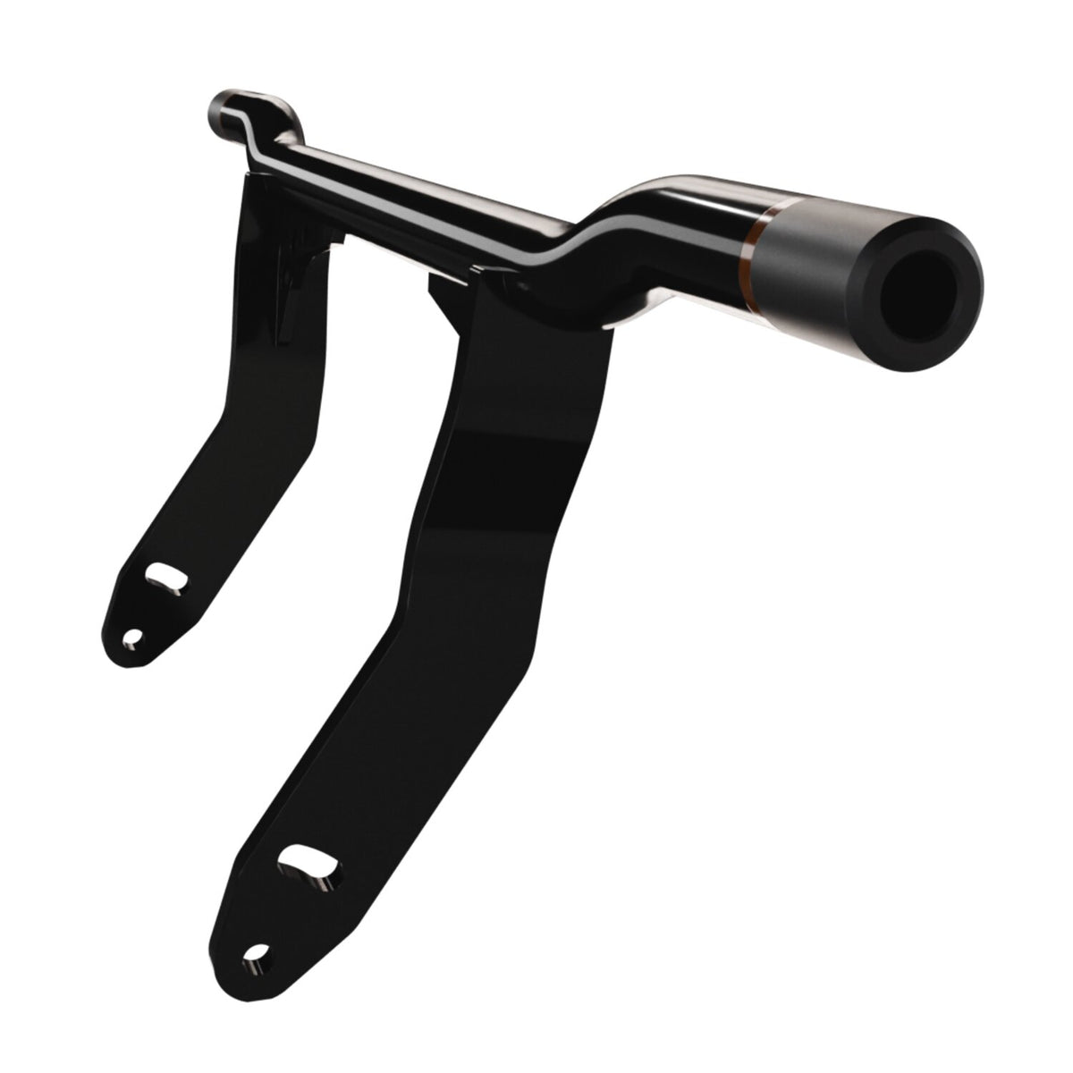 HeinzBikes Performance crashbar – sort med bronzefarvet ring