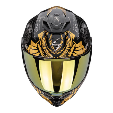 Scorpion EXO-1500 Air Apus hjelm sort/grå/guld