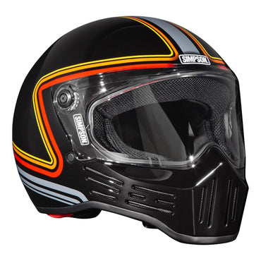Simpson M30 Slipline Black motorcykelhjelm