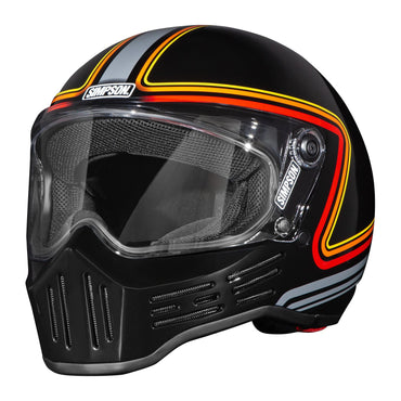 Simpson M30 Slipline Black motorcykelhjelm