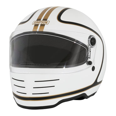 Simpson M62 Hondo motorcykelhjelm, mat hvid