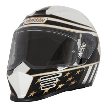Simpson Speed motorcykelhjelm – Americana Gold