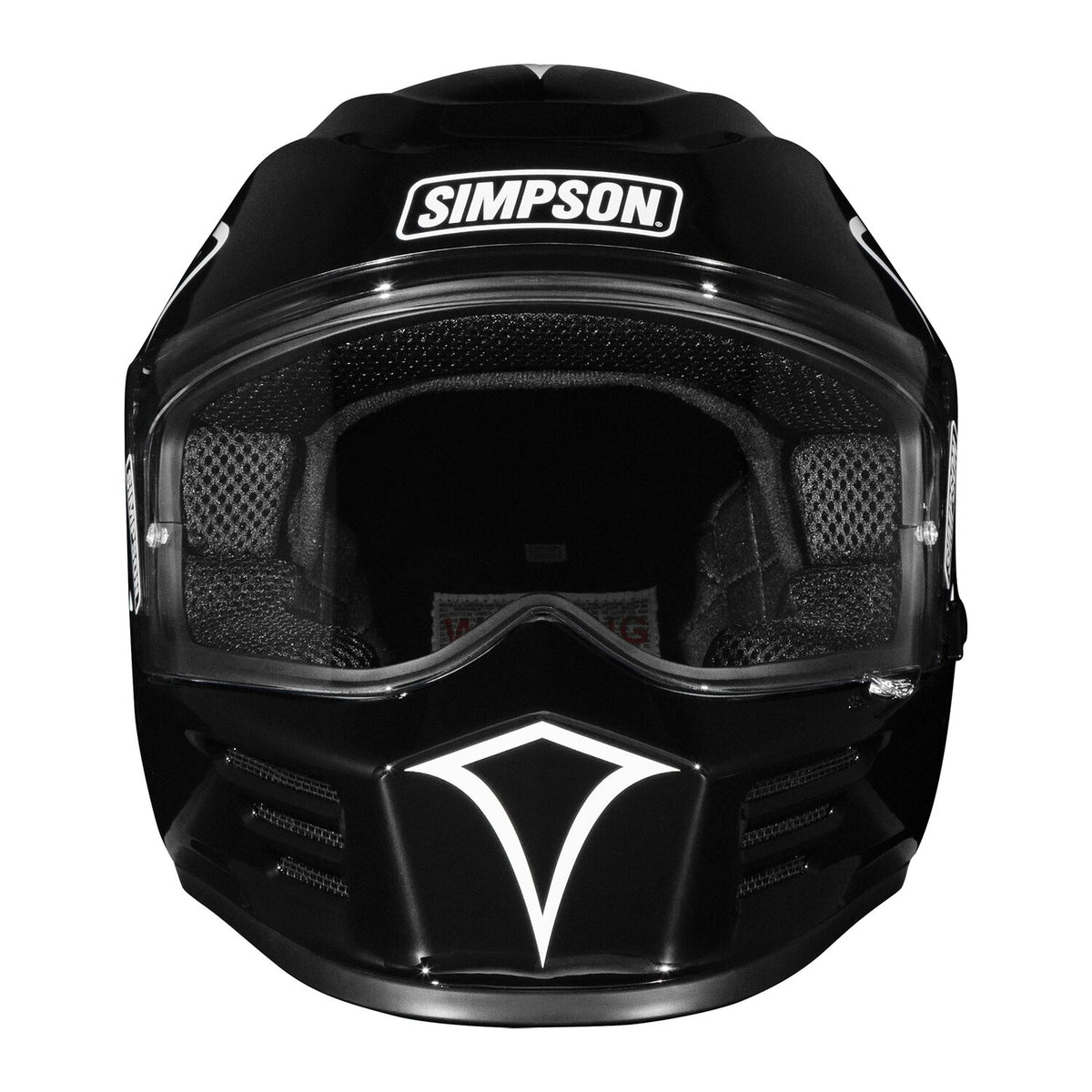 Simpson Speed hjelm 12 O’clock – sort