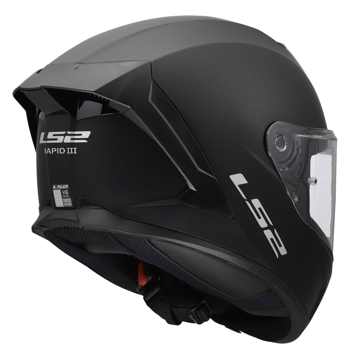 LS2 Rapid III hjelm, mat sort