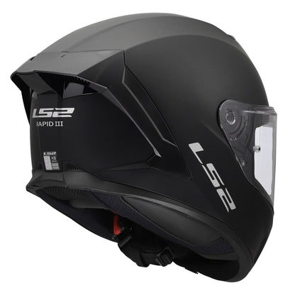 LS2 Rapid III hjelm, mat sort