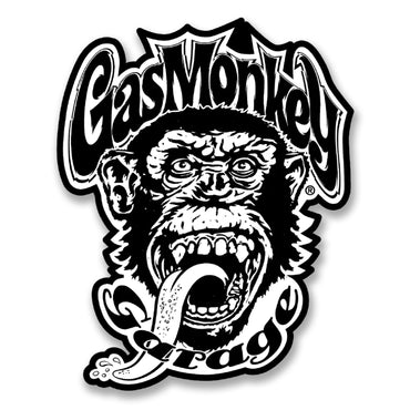 Gas Monkey Garage Spitting Monkey-klistermærke