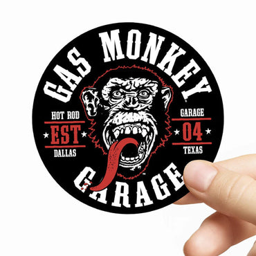 Gas Monkey Garage rundt klistermærke